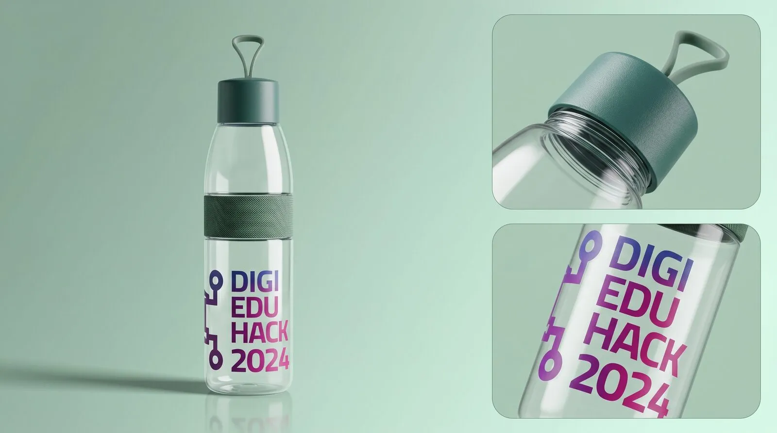 DigiEduHack branded bottle