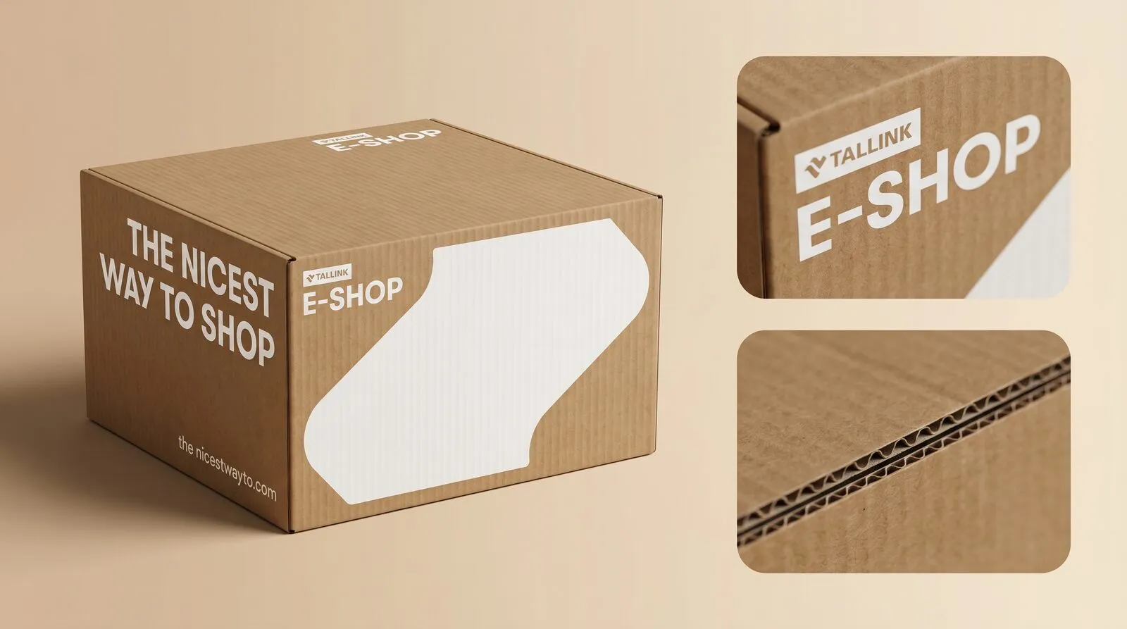Tallink E-Shop kraft box