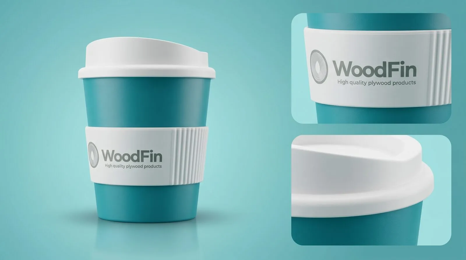WoodFin reusable cup