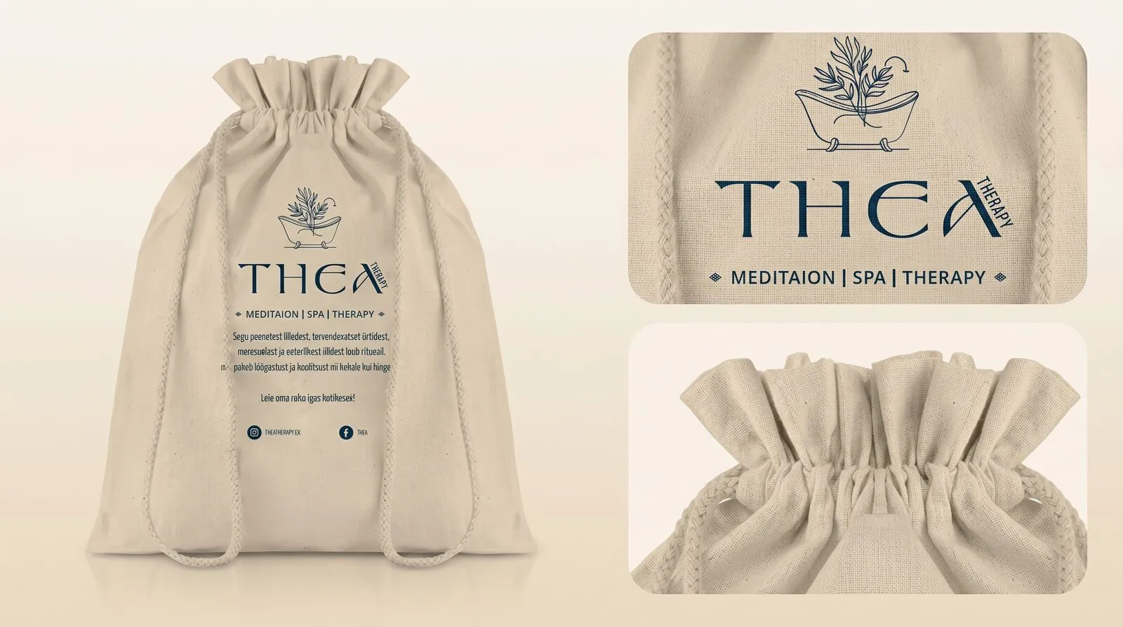 THEA cotton pouch